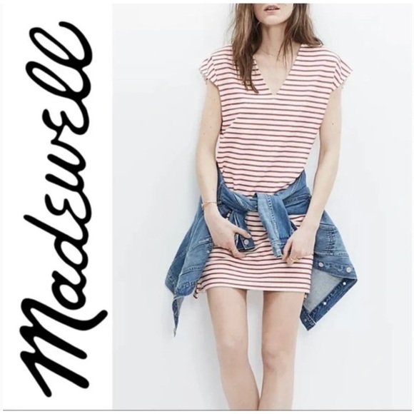 Madewell Vacances Striped Dress - Picture 1 of 9